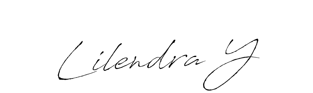 The best way (Antro_Vectra) to make a short signature is to pick only two or three words in your name. The name Lilendra Y include a total of six letters. For converting this name. Lilendra Y signature style 6 images and pictures png