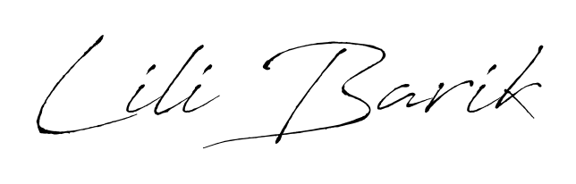Make a beautiful signature design for name Lili Barik. Use this online signature maker to create a handwritten signature for free. Lili Barik signature style 6 images and pictures png