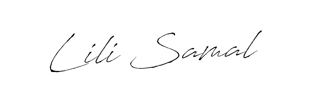 You can use this online signature creator to create a handwritten signature for the name Lili Samal. This is the best online autograph maker. Lili Samal signature style 6 images and pictures png