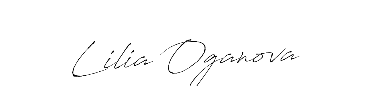 if you are searching for the best signature style for your name Lilia Oganova. so please give up your signature search. here we have designed multiple signature styles  using Antro_Vectra. Lilia Oganova signature style 6 images and pictures png