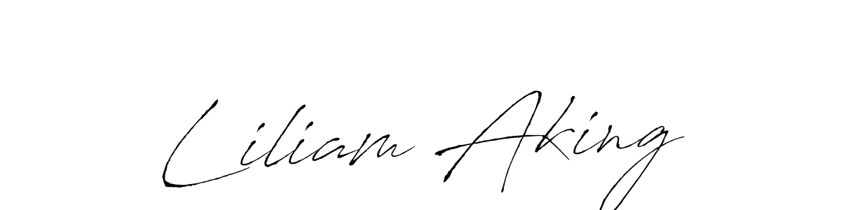 Once you've used our free online signature maker to create your best signature Antro_Vectra style, it's time to enjoy all of the benefits that Liliam Aking name signing documents. Liliam Aking signature style 6 images and pictures png