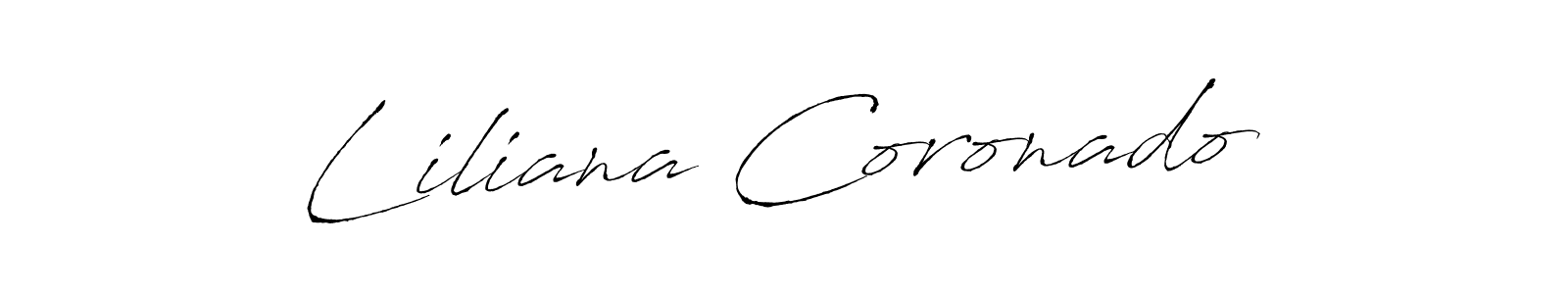 The best way (Antro_Vectra) to make a short signature is to pick only two or three words in your name. The name Liliana Coronado include a total of six letters. For converting this name. Liliana Coronado signature style 6 images and pictures png