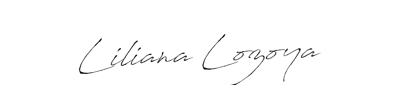 Also we have Liliana Lozoya name is the best signature style. Create professional handwritten signature collection using Antro_Vectra autograph style. Liliana Lozoya signature style 6 images and pictures png