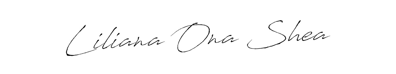 How to make Liliana Ona Shea signature? Antro_Vectra is a professional autograph style. Create handwritten signature for Liliana Ona Shea name. Liliana Ona Shea signature style 6 images and pictures png