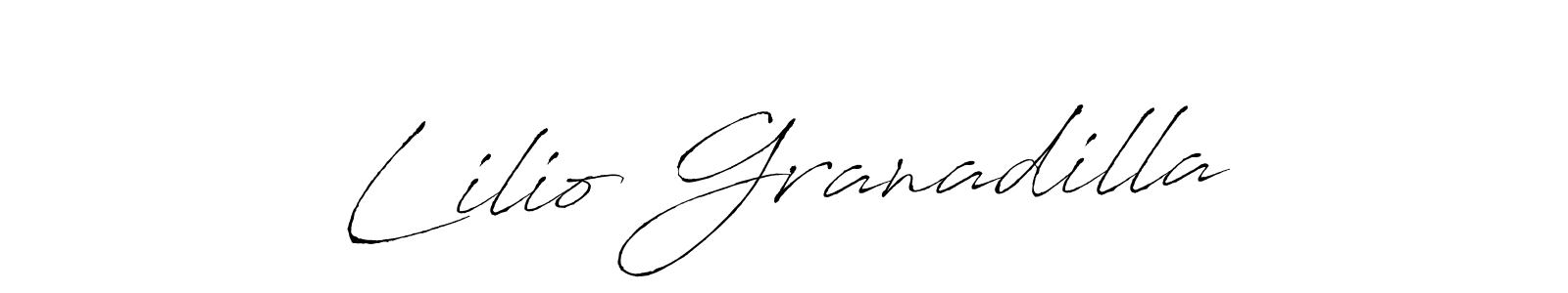 Make a beautiful signature design for name Lilio Granadilla. Use this online signature maker to create a handwritten signature for free. Lilio Granadilla signature style 6 images and pictures png