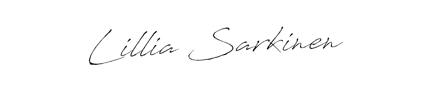 Also we have Lillia Sarkinen name is the best signature style. Create professional handwritten signature collection using Antro_Vectra autograph style. Lillia Sarkinen signature style 6 images and pictures png