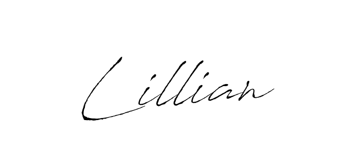 How to make Lillian signature? Antro_Vectra is a professional autograph style. Create handwritten signature for Lillian name. Lillian signature style 6 images and pictures png