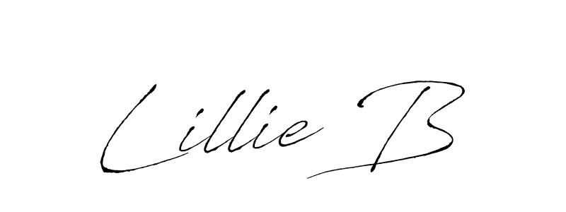 Also we have Lillie B name is the best signature style. Create professional handwritten signature collection using Antro_Vectra autograph style. Lillie B signature style 6 images and pictures png