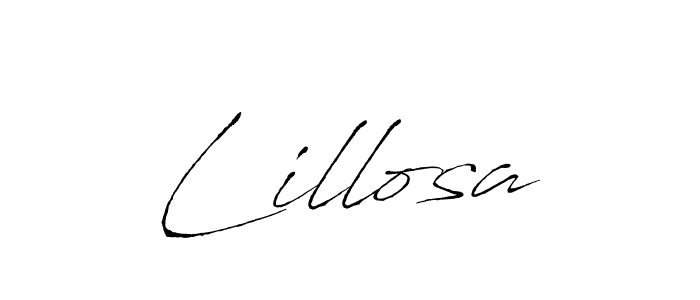 You should practise on your own different ways (Antro_Vectra) to write your name (Lillosa) in signature. don't let someone else do it for you. Lillosa signature style 6 images and pictures png