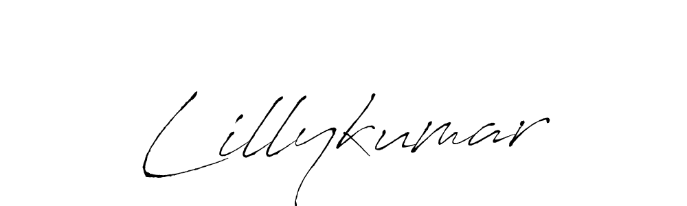 Use a signature maker to create a handwritten signature online. With this signature software, you can design (Antro_Vectra) your own signature for name Lillykumar. Lillykumar signature style 6 images and pictures png