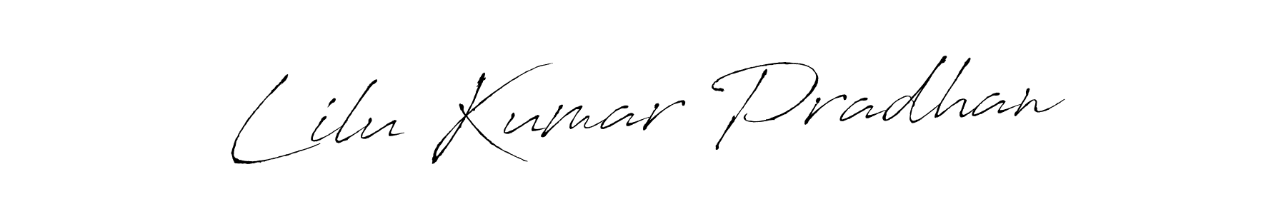 Make a short Lilu Kumar Pradhan signature style. Manage your documents anywhere anytime using Antro_Vectra. Create and add eSignatures, submit forms, share and send files easily. Lilu Kumar Pradhan signature style 6 images and pictures png