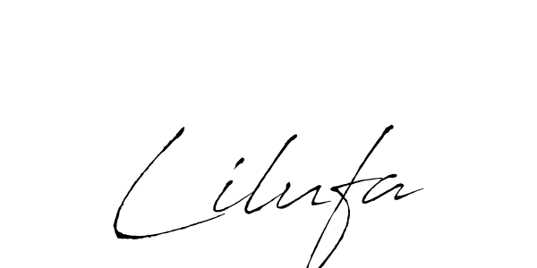 You should practise on your own different ways (Antro_Vectra) to write your name (Lilufa) in signature. don't let someone else do it for you. Lilufa signature style 6 images and pictures png