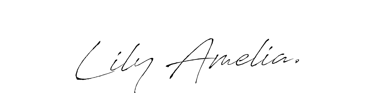 Also You can easily find your signature by using the search form. We will create Lily Amelia. name handwritten signature images for you free of cost using Antro_Vectra sign style. Lily Amelia. signature style 6 images and pictures png