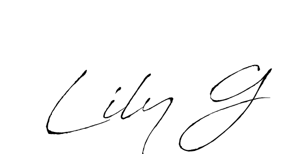 Also we have Lily G name is the best signature style. Create professional handwritten signature collection using Antro_Vectra autograph style. Lily G signature style 6 images and pictures png