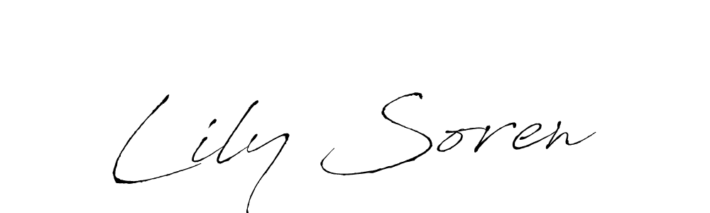 This is the best signature style for the Lily Soren name. Also you like these signature font (Antro_Vectra). Mix name signature. Lily Soren signature style 6 images and pictures png