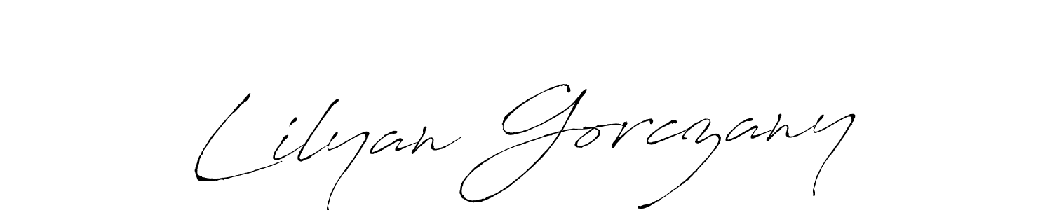 Use a signature maker to create a handwritten signature online. With this signature software, you can design (Antro_Vectra) your own signature for name Lilyan Gorczany. Lilyan Gorczany signature style 6 images and pictures png