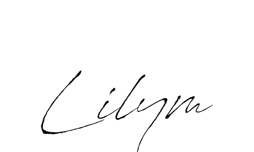 How to Draw Lilym signature style? Antro_Vectra is a latest design signature styles for name Lilym. Lilym signature style 6 images and pictures png