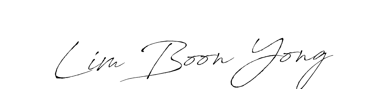 Antro_Vectra is a professional signature style that is perfect for those who want to add a touch of class to their signature. It is also a great choice for those who want to make their signature more unique. Get Lim Boon Yong name to fancy signature for free. Lim Boon Yong signature style 6 images and pictures png