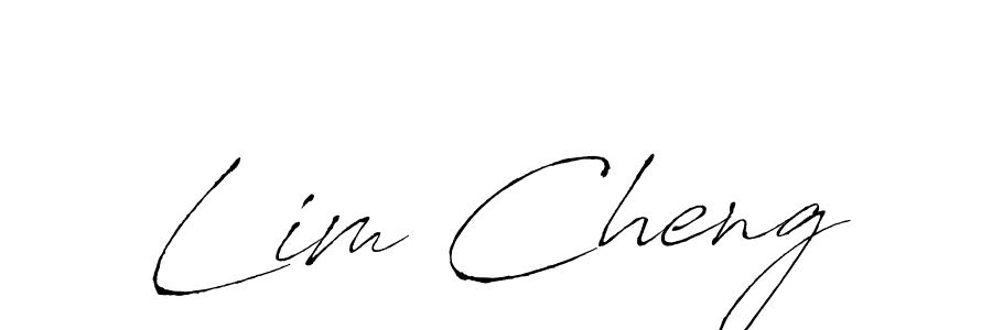 Use a signature maker to create a handwritten signature online. With this signature software, you can design (Antro_Vectra) your own signature for name Lim Cheng. Lim Cheng signature style 6 images and pictures png
