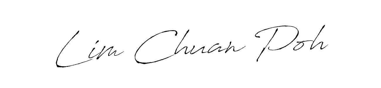 Design your own signature with our free online signature maker. With this signature software, you can create a handwritten (Antro_Vectra) signature for name Lim Chuan Poh. Lim Chuan Poh signature style 6 images and pictures png