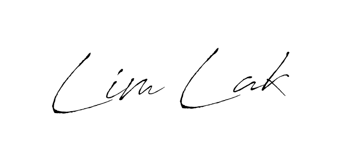 You should practise on your own different ways (Antro_Vectra) to write your name (Lim Lak) in signature. don't let someone else do it for you. Lim Lak signature style 6 images and pictures png