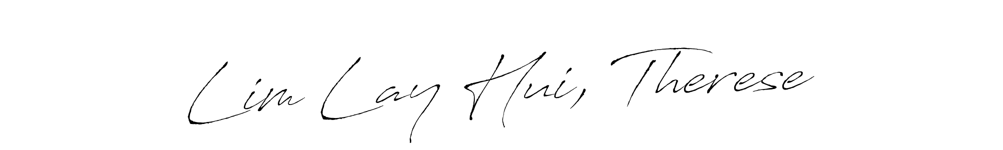 This is the best signature style for the Lim Lay Hui, Therese name. Also you like these signature font (Antro_Vectra). Mix name signature. Lim Lay Hui, Therese signature style 6 images and pictures png