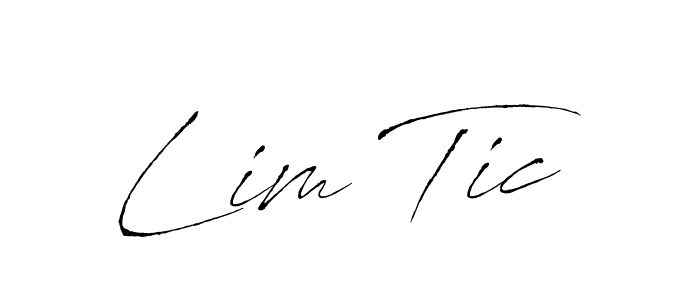 Make a beautiful signature design for name Lim Tic. With this signature (Antro_Vectra) style, you can create a handwritten signature for free. Lim Tic signature style 6 images and pictures png