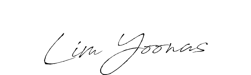 Similarly Antro_Vectra is the best handwritten signature design. Signature creator online .You can use it as an online autograph creator for name Lim Yoonas. Lim Yoonas signature style 6 images and pictures png