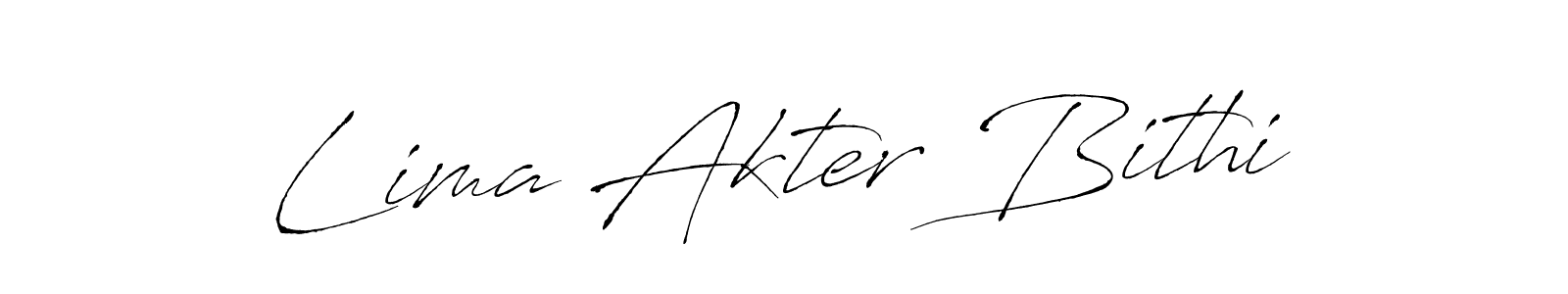 Also You can easily find your signature by using the search form. We will create Lima Akter Bithi name handwritten signature images for you free of cost using Antro_Vectra sign style. Lima Akter Bithi signature style 6 images and pictures png