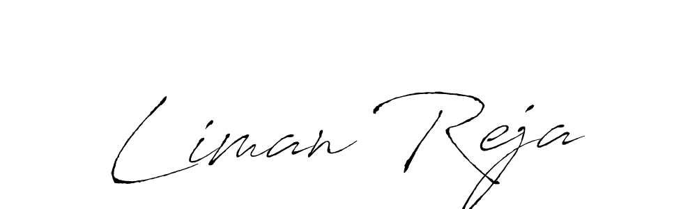 Liman Reja stylish signature style. Best Handwritten Sign (Antro_Vectra) for my name. Handwritten Signature Collection Ideas for my name Liman Reja. Liman Reja signature style 6 images and pictures png