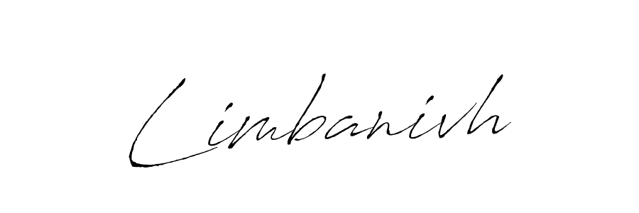 Design your own signature with our free online signature maker. With this signature software, you can create a handwritten (Antro_Vectra) signature for name Limbanivh. Limbanivh signature style 6 images and pictures png