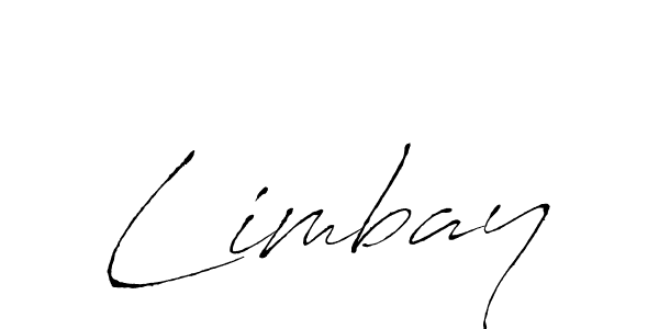 How to make Limbay name signature. Use Antro_Vectra style for creating short signs online. This is the latest handwritten sign. Limbay signature style 6 images and pictures png