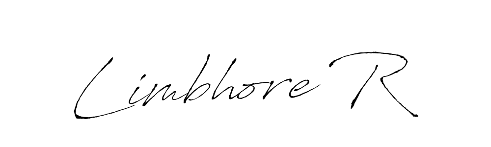 Once you've used our free online signature maker to create your best signature Antro_Vectra style, it's time to enjoy all of the benefits that Limbhore R name signing documents. Limbhore R signature style 6 images and pictures png