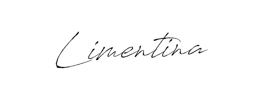 How to make Limentina signature? Antro_Vectra is a professional autograph style. Create handwritten signature for Limentina name. Limentina signature style 6 images and pictures png