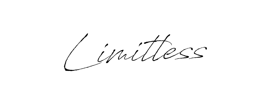 Also we have Limitless name is the best signature style. Create professional handwritten signature collection using Antro_Vectra autograph style. Limitless signature style 6 images and pictures png