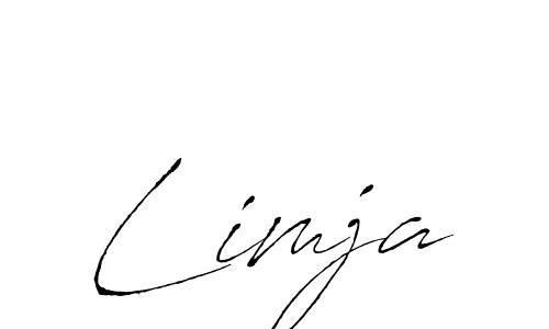 How to make Limja name signature. Use Antro_Vectra style for creating short signs online. This is the latest handwritten sign. Limja signature style 6 images and pictures png