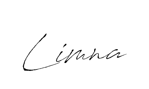 Design your own signature with our free online signature maker. With this signature software, you can create a handwritten (Antro_Vectra) signature for name Limna. Limna signature style 6 images and pictures png