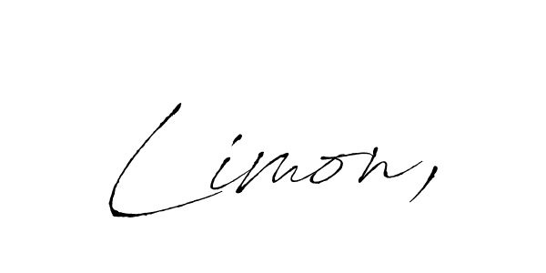 Also we have Limon, name is the best signature style. Create professional handwritten signature collection using Antro_Vectra autograph style. Limon, signature style 6 images and pictures png