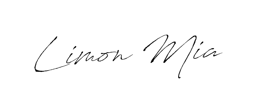 The best way (Antro_Vectra) to make a short signature is to pick only two or three words in your name. The name Limon Mia include a total of six letters. For converting this name. Limon Mia signature style 6 images and pictures png