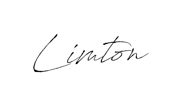 Antro_Vectra is a professional signature style that is perfect for those who want to add a touch of class to their signature. It is also a great choice for those who want to make their signature more unique. Get Limton name to fancy signature for free. Limton signature style 6 images and pictures png