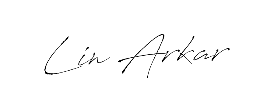 Antro_Vectra is a professional signature style that is perfect for those who want to add a touch of class to their signature. It is also a great choice for those who want to make their signature more unique. Get Lin Arkar name to fancy signature for free. Lin Arkar signature style 6 images and pictures png