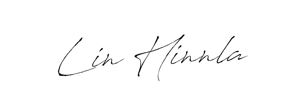 Create a beautiful signature design for name Lin Hinnla. With this signature (Antro_Vectra) fonts, you can make a handwritten signature for free. Lin Hinnla signature style 6 images and pictures png