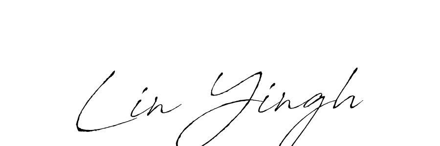 Lin Yingh stylish signature style. Best Handwritten Sign (Antro_Vectra) for my name. Handwritten Signature Collection Ideas for my name Lin Yingh. Lin Yingh signature style 6 images and pictures png