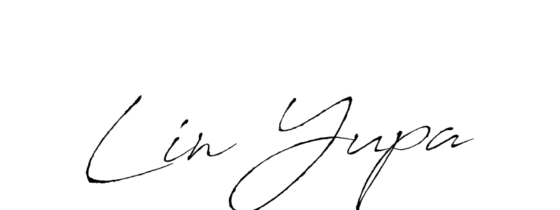 Use a signature maker to create a handwritten signature online. With this signature software, you can design (Antro_Vectra) your own signature for name Lin Yupa. Lin Yupa signature style 6 images and pictures png