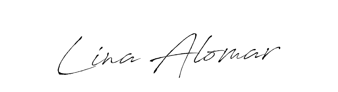 Also You can easily find your signature by using the search form. We will create Lina Alomar name handwritten signature images for you free of cost using Antro_Vectra sign style. Lina Alomar signature style 6 images and pictures png