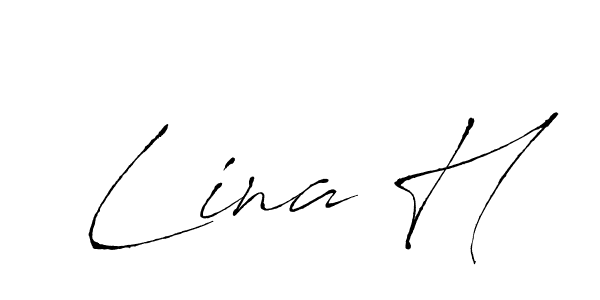 Here are the top 10 professional signature styles for the name Lina H. These are the best autograph styles you can use for your name. Lina H signature style 6 images and pictures png