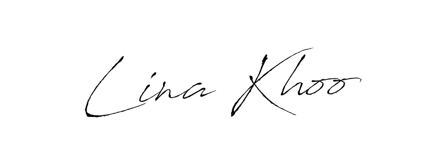 Make a short Lina Khoo signature style. Manage your documents anywhere anytime using Antro_Vectra. Create and add eSignatures, submit forms, share and send files easily. Lina Khoo signature style 6 images and pictures png