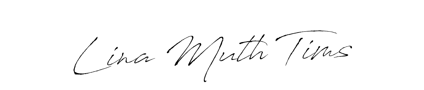 The best way (Antro_Vectra) to make a short signature is to pick only two or three words in your name. The name Lina Muth Tims include a total of six letters. For converting this name. Lina Muth Tims signature style 6 images and pictures png