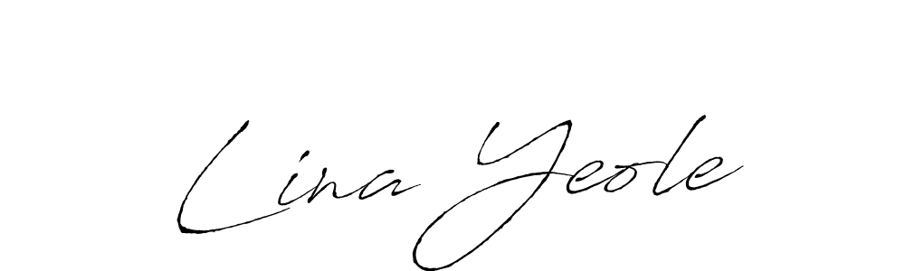 This is the best signature style for the Lina Yeole name. Also you like these signature font (Antro_Vectra). Mix name signature. Lina Yeole signature style 6 images and pictures png