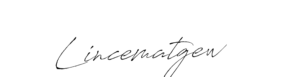 You should practise on your own different ways (Antro_Vectra) to write your name (Lincematgew) in signature. don't let someone else do it for you. Lincematgew signature style 6 images and pictures png